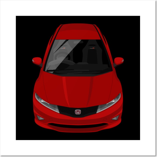 Civic Type R 8th gen 2006-2010 - Red Wall Art by jdmart